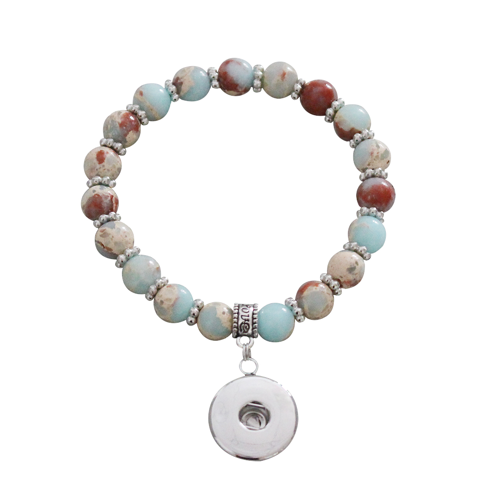 3pcs New Natural stone bracelets bead handmade snap button charm bracelet elastic bangle fit 18mm snap button jewelry Wholesale
3pcs New Natural stone bracelets bead handmade snap button charm bracelet elastic bangle fit 18mm snap button jewelry Wholesale