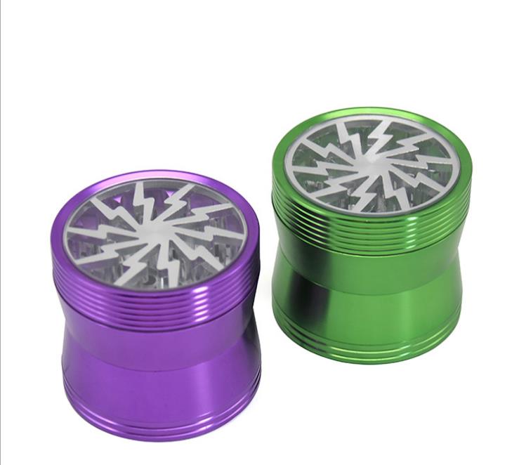 10 tooth side concave grinder 63MM four layer skylight aluminum alloy 
10 tooth side concave grinder 63MM four layer skylight aluminum alloy