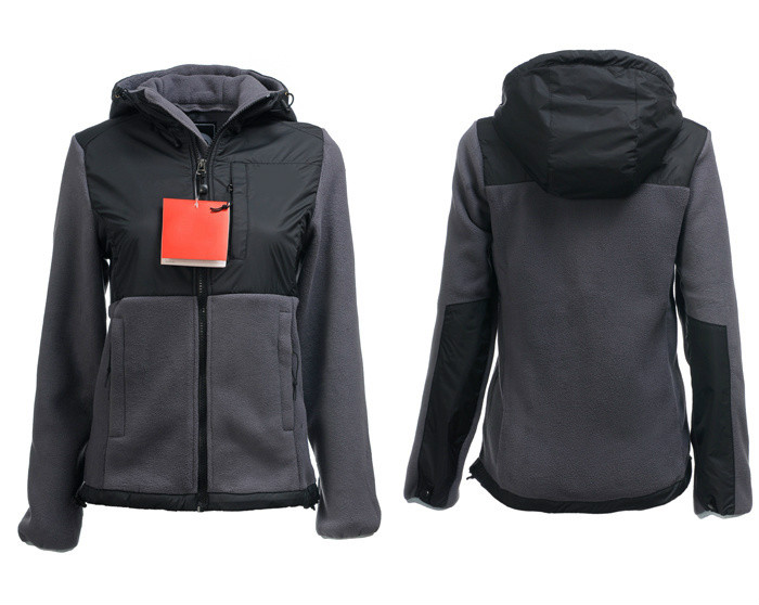 HIGH Quality Winter Women Fleece Hoodies Jackets Camping Windproof Ski Warm Down Coat Outdoor Casual Hooded SoftShell Sportswear Black S-XXL