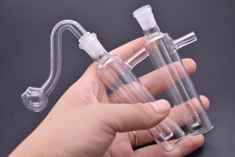 Newest MINI cheap water oil bong small protable Ash Catchers downstem water Bong for smoking with 10mm adapter and hose