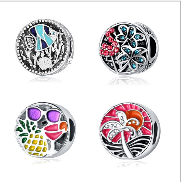 Fits Pandora Bracelets 30pcs Cocunut Tree Flamingo Crystal Charms Beads Silver Charms Bead For Wholesale Diy European Necklace Jewelry Xmas
Fits Pandora Bracelets 30pcs Cocunut Tree Flamingo Crystal Charms Beads Silver Charms Bead For Wholesale Diy European Necklace Jewelry Xmas