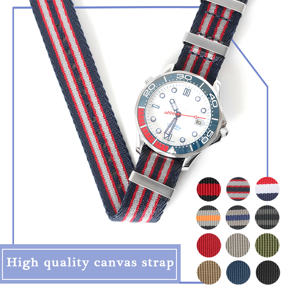 27cm Long Nylon Nato Watchband Watchstrap for Omega SEA 007 Master Blue Sports Strap 20mm with logo, Black;brown
27cm Long Nylon Nato Watchband Watchstrap for Omega SEA 007 Master Blue Sports Strap 20mm with logo, Black;brown