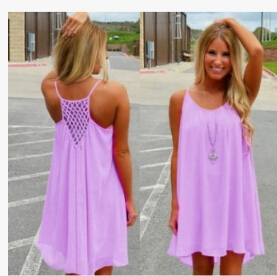 women beach casual chiffon dresses clothing female sexy boho maxi strap spaghetti sleeveless dress loose holiday dress, Lavender
women beach casual chiffon dresses clothing female sexy boho maxi strap spaghetti sleeveless dress loose holiday dress, Lavender