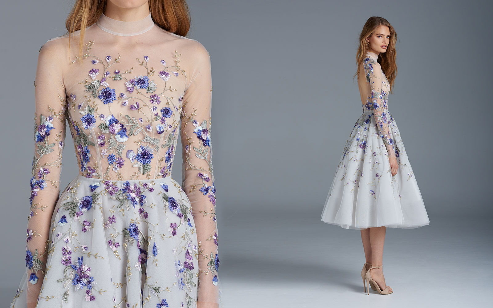 Paolo Sebastian Tea Length Prom Dress High Neck Emboridery Evening Gowns Long Sleeves Sexy Backless Party Dresses, Hunter
Paolo Sebastian Tea Length Prom Dress High Neck Emboridery Evening Gowns Long Sleeves Sexy Backless Party Dresses, Hunter