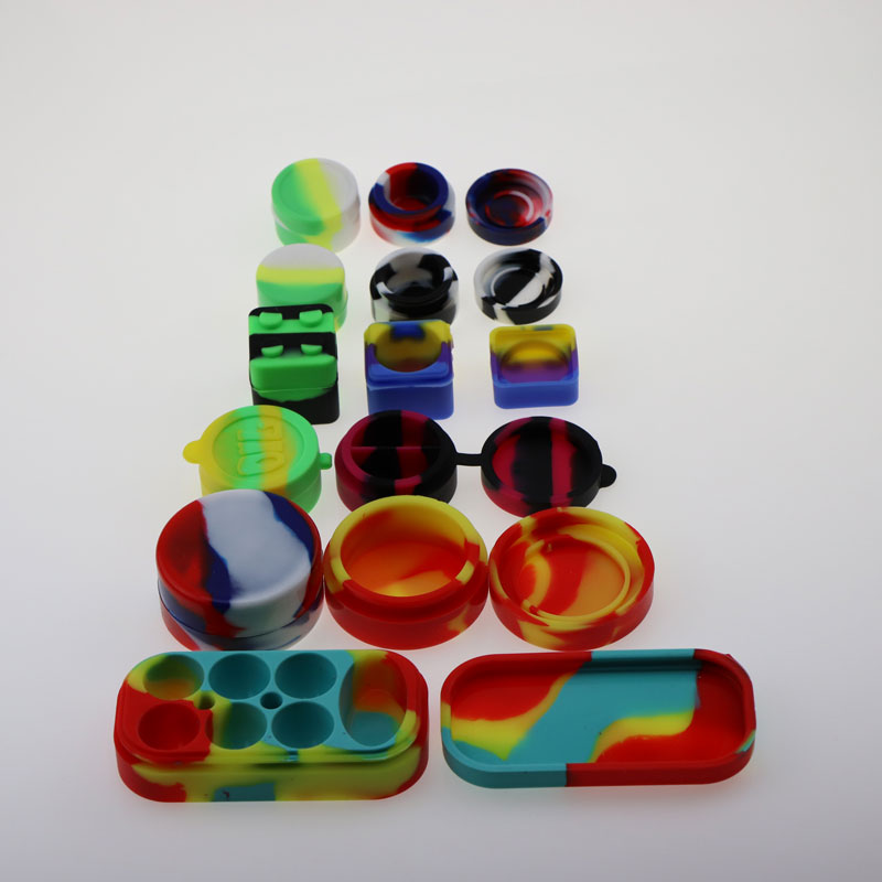 Non-stick Silicone Containers For Wax 3ml 5ml 7ml 10ml 22ml 6+1 Silicone Oil Container Square Clear Silicon Dab Wax Plastic Container jars
Non-stick Silicone Containers For Wax 3ml 5ml 7ml 10ml 22ml 6+1 Silicone Oil Container Square Clear Silicon Dab Wax Plastic Container jars