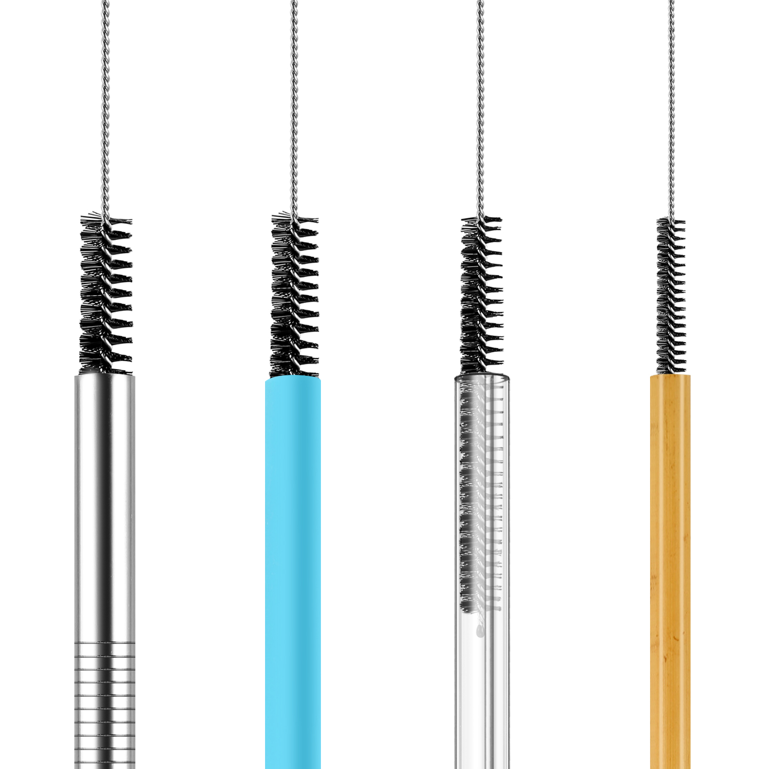Drinking Straw Cleaning Brush Set Nylon Pipe Tube Cleaner Stainless Steel Handle, 12" 10" 8" Extra Long 12mm 10mm 8mm 6mm
Drinking Straw Cleaning Brush Set Nylon Pipe Tube Cleaner Stainless Steel Handle, 12" 10" 8" Extra Long 12mm 10mm 8mm 6mm