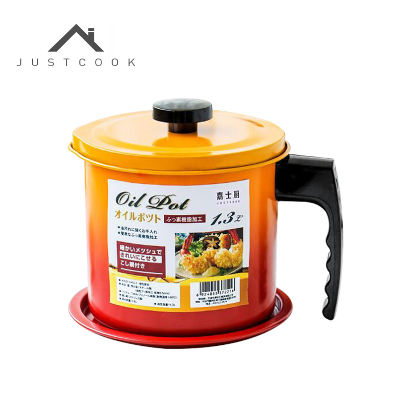 Justcook 1.3/1.6L Creative Oil Container Leakproof The Fried Oil Filter Can Bottle Pot Storage Bottle Kitchen Cooking Tools
Justcook 1.3/1.6L Creative Oil Container Leakproof The Fried Oil Filter Can Bottle Pot Storage Bottle Kitchen Cooking Tools