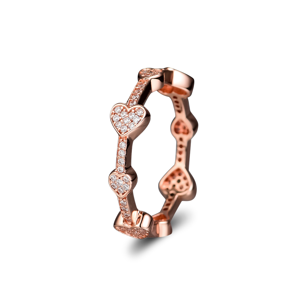 Compatible with Pandora jewelry ring silver Alluring Hearts Ring Rose Gold rings With CZ 925 sterling silver jewelry wholesale DIY For Women
Compatible with Pandora jewelry ring silver Alluring Hearts Ring Rose Gold rings With CZ 925 sterling silver jewelry wholesale DIY For Women