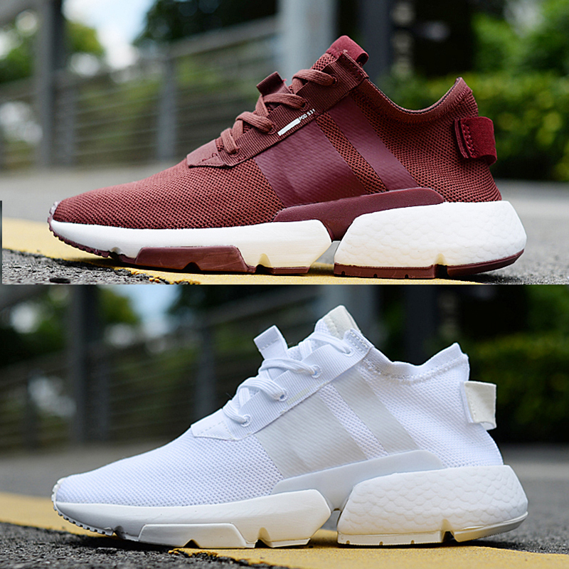 2018 summer new arrival originals POD S3.1 running shoes for men women classic black white grey outdoor sports sneakers with box, White;red
2018 summer new arrival originals POD S3.1 running shoes for men women classic black white grey outdoor sports sneakers with box, White;red