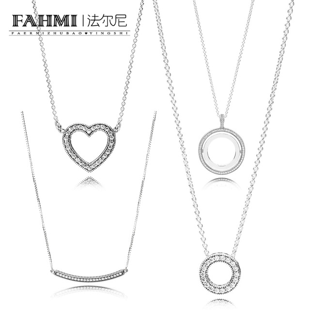 FAHMI 100% Sterling silver Glamour 397410CZ 397420CZ 397436CZ Charm Necklace Original Women wedding Fashion Jewelry 2018
FAHMI 100% Sterling silver Glamour 397410CZ 397420CZ 397436CZ Charm Necklace Original Women wedding Fashion Jewelry 2018