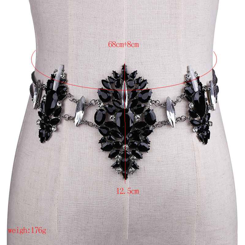 Sexy Bridal Body Chain Jewelry Sparkling Colorful Rhinestone Crystasl Bikini Beach Wedding Party