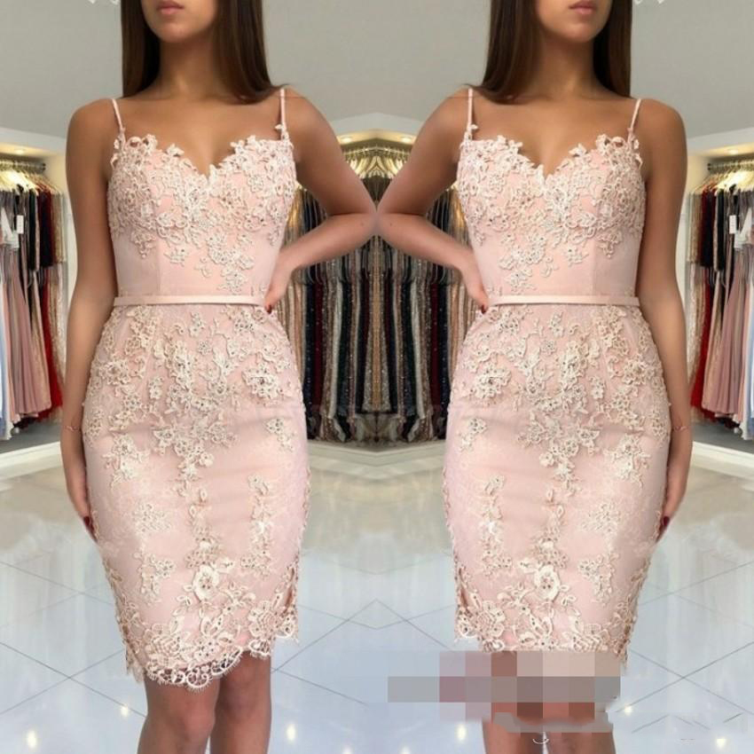 Light Pink Sweetheart Knee Length Sheath Cocktail Dresses Applique Lace Homecoming Dresses Zipper Back Party Dress short mother bride dresse, Navy blue
Light Pink Sweetheart Knee Length Sheath Cocktail Dresses Applique Lace Homecoming Dresses Zipper Back Party Dress short mother bride dresse, Navy blue