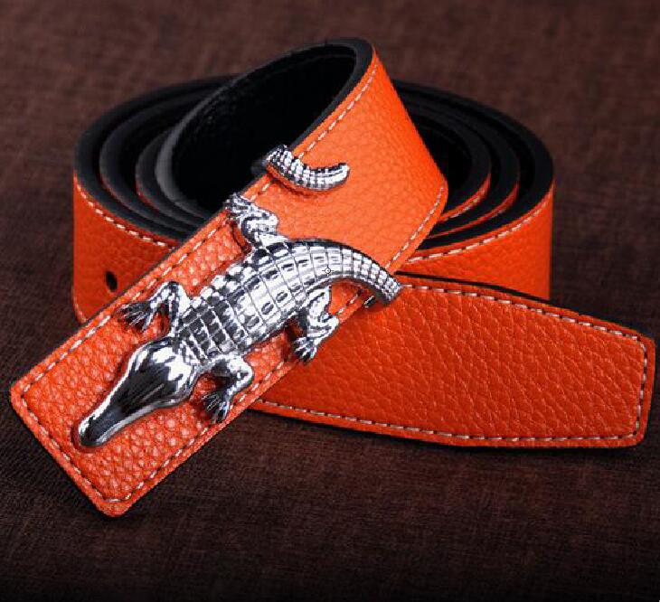 2018 Fashion crocodile belt buckle slivery brand designer mens belt luxury high quality belts for men Jeans pants genuine leather belts, Black
2018 Fashion crocodile belt buckle slivery brand designer mens belt luxury high quality belts for men Jeans pants genuine leather belts, Black