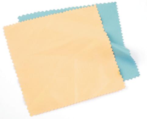 on 170GSM 1216cm black microfiber cleaning cloth lens cleaner for eyeglasscameraphone in zig zag cutting 12 colors availab