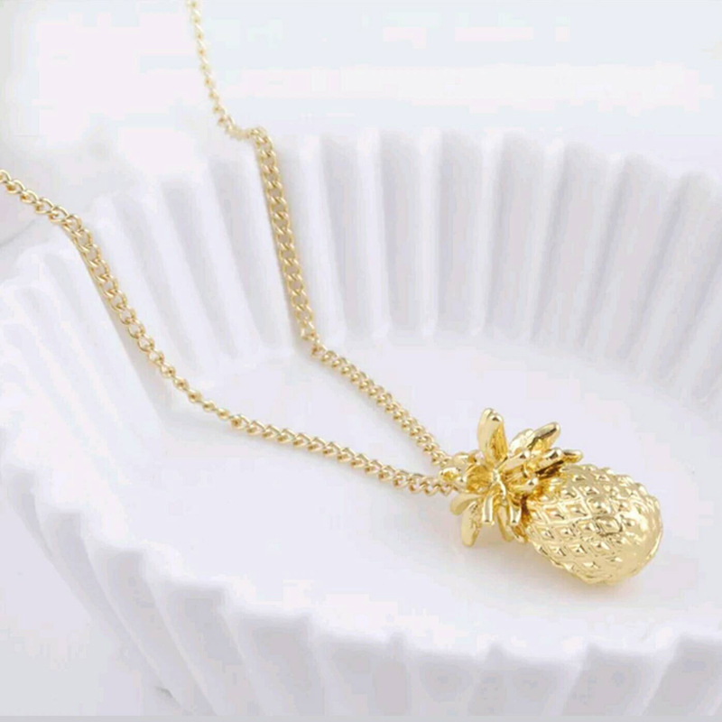Fahion Design Pineapple Pendant Necklace For Women Girl Vintage Fruit Cute Link Chain Necklace Jewelry Accessories Shellhard, Silver
Fahion Design Pineapple Pendant Necklace For Women Girl Vintage Fruit Cute Link Chain Necklace Jewelry Accessories Shellhard, Silver