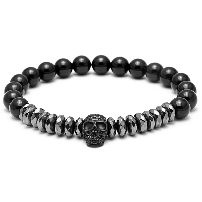 Men Bracelet Crown Bracelets Warrior Jewelry Skull Skeleton Titanium Steel Bangle Halloween Gift Valentine's Day Holiday Christmas