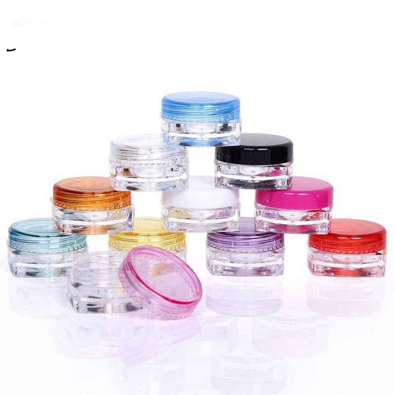 Jars Pot Box Nail Art Cosmetic Bead Storage Makeup Cream bottle Portable Travel Container Refillable Empty square shaped
Jars Pot Box Nail Art Cosmetic Bead Storage Makeup Cream bottle Portable Travel Container Refillable Empty square shaped