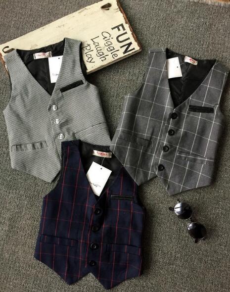 Baby Boy Children's Waistcoat 2018 Autumn New Korean fashion handsome boys plaid suit vest Waistcoat kids clothing, As photo
Baby Boy Children's Waistcoat 2018 Autumn New Korean fashion handsome boys plaid suit vest Waistcoat kids clothing, As photo