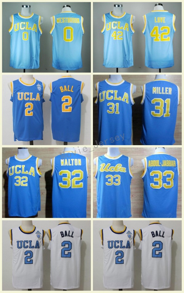 New UCLA Bruins College Jerseys Kevin 42 Love Shirt Kareem 33 Abdul Jabbar Russell 0 Westbrook Reggie 31 Miller Bill 32 Walton Lonzo 2 Ball, As pic
New UCLA Bruins College Jerseys Kevin 42 Love Shirt Kareem 33 Abdul Jabbar Russell 0 Westbrook Reggie 31 Miller Bill 32 Walton Lonzo 2 Ball, As pic