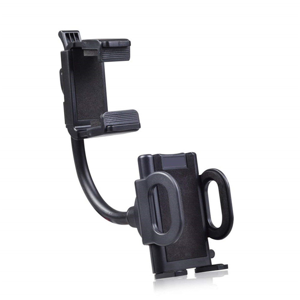 Universal 360° Car Rearview Mirror Mount Stand Holder Cradle For Cell Phone GPS Cell Phone Mounts Holders7602213