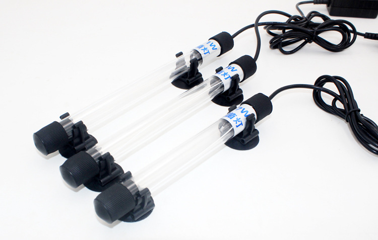 110220V Waterproof Aquarium Fish Tank Submersible Light Pond Pool UV Sterilizer Fishes Tanks Lamp Aquarium UV Lamps