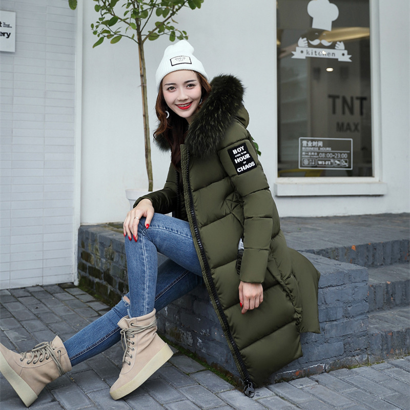 Winter Jacket Women Fashion Coat Female 2018 New Women Coat Jackets Female Plus Size Long Slim Solid Women Parka Jacket Coat S18101504