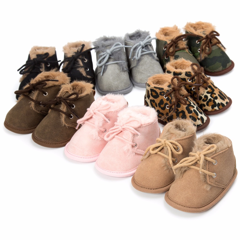 2018 new winter baby super warm boots with fur baby boys girls boots first walkers sofe sole 0-18 month shoes от DHgate WW