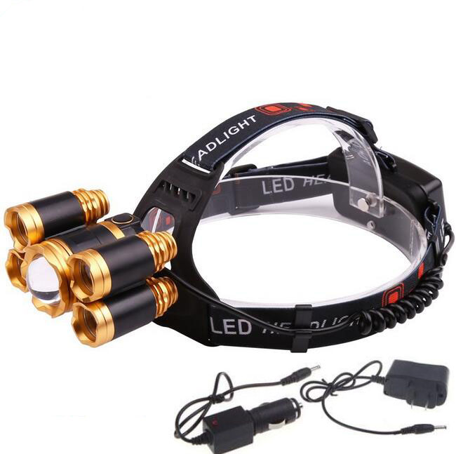 Golden Head 8000 Lumen 5 led Bicycle headlight ZOOM headlamp Hunting lamp fishing light
Golden Head 8000 Lumen 5 led Bicycle headlight ZOOM headlamp Hunting lamp fishing light