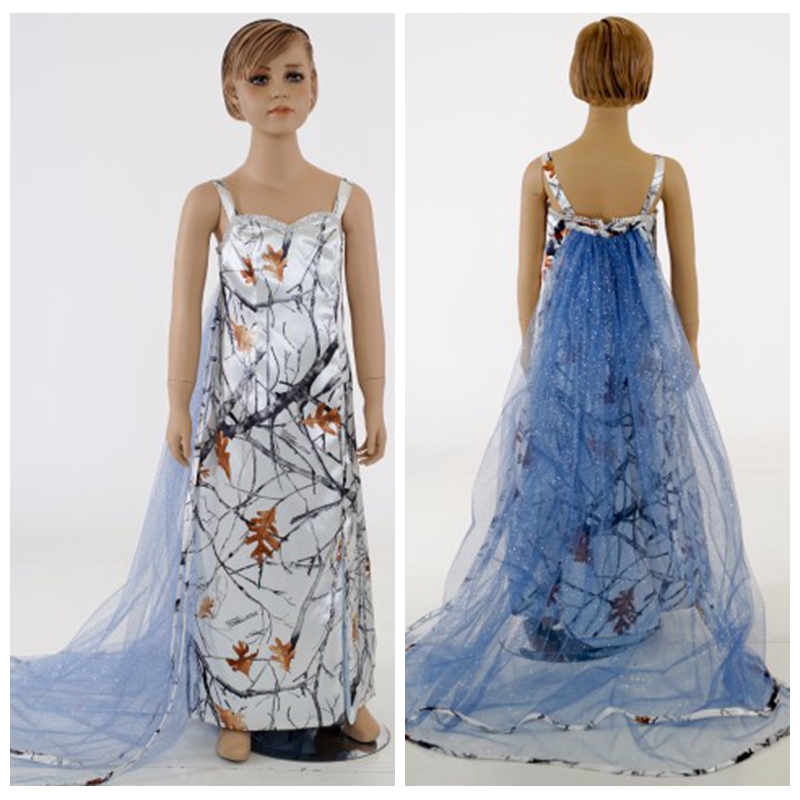 Real Photos 2018 Spaghetti White Snowfall Camo Flower Girls Dresses With Detachable Train Real Tree Custom Camouflage Floor Length Kids Wear, Green
Real Photos 2018 Spaghetti White Snowfall Camo Flower Girls Dresses With Detachable Train Real Tree Custom Camouflage Floor Length Kids Wear, Green