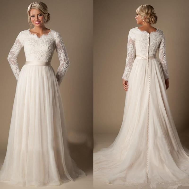 Plus Size New A Line Wedding Dress Lace Pregnant Sash Long Sleeve Romantic Custom Made Fashion Draped Bridal Gowns Sheer Sweep Train Modest, Red & white
Plus Size New A Line Wedding Dress Lace Pregnant Sash Long Sleeve Romantic Custom Made Fashion Draped Bridal Gowns Sheer Sweep Train Modest, Red & white