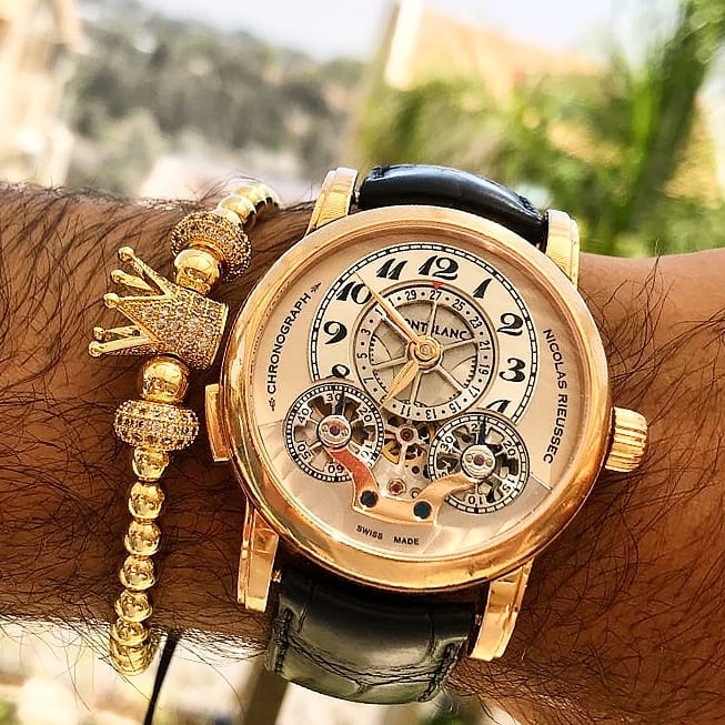 Charm bracelets 6mm golden metal titanium steel beads bracelet bangles Crown Woven jewelry Gift Valentine's Day Holiday Christmas