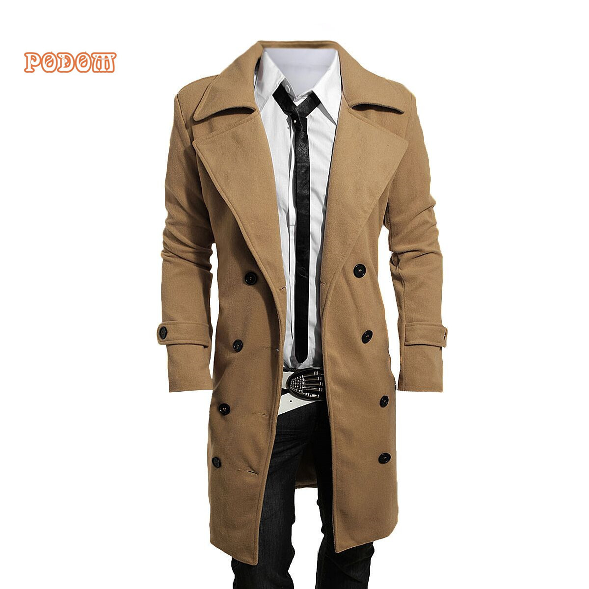 Wholesale-Long Jackets Men Autumn Winter Single Breasted Men Outerwear Casual Slim Fit Men's Jackets Business Windbreaker Mens Trench Coat, Grey
Wholesale-Long Jackets Men Autumn Winter Single Breasted Men Outerwear Casual Slim Fit Men's Jackets Business Windbreaker Mens Trench Coat, Grey