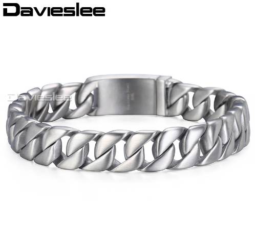 Davieslee 11mm Bracelet for Men Matte Round Curb Cuban Link 316L Stainless Steel Bracelet Mens Jewelry DLHB162
Davieslee 11mm Bracelet for Men Matte Round Curb Cuban Link 316L Stainless Steel Bracelet Mens Jewelry DLHB162