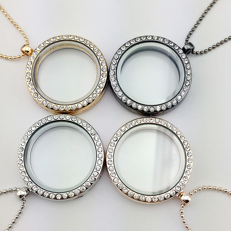 Floating Glass Locket Necklace 30mm Floating Lockets Necklaces for Women Crystal Round Living Memory Locket Pendants Necklace
Floating Glass Locket Necklace 30mm Floating Lockets Necklaces for Women Crystal Round Living Memory Locket Pendants Necklace
