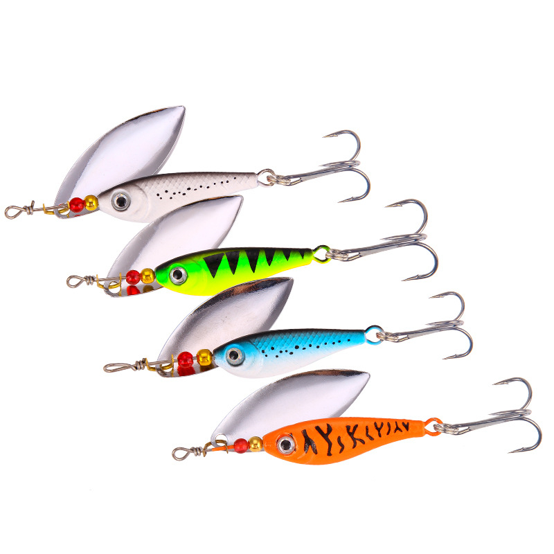New VIB Spinnerbaits 11g 15g 20g 3D fish Metal Jigs culter Fishing bait Rotation Spinner hard lure
New VIB Spinnerbaits 11g 15g 20g 3D fish Metal Jigs culter Fishing bait Rotation Spinner hard lure