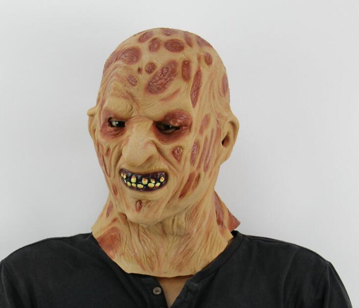 Burn Face Horror Mask Realistic Adult Party Costume Horror Mask Scary Halloween Carnival Cosplay Zombie Mask