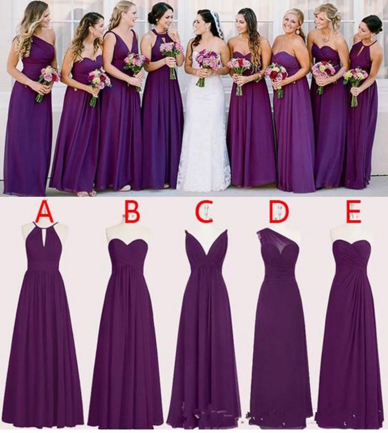 Purple Bridesmaid Dresses Floor Length A Line Long Wedding Bridesmaid Dresses Custom Made Chiffon Maid of Honor Gowns
Purple Bridesmaid Dresses Floor Length A Line Long Wedding Bridesmaid Dresses Custom Made Chiffon Maid of Honor Gowns