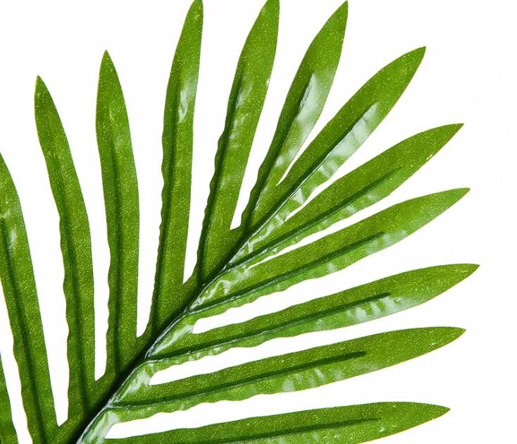 Fake Palm Leaf Artificial Plastic Coconut Tree Leaves Green Plant DIY Plant for Wedding Home Decoration