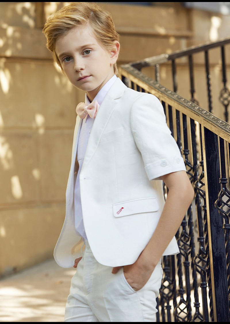 summer three pieces boys clothes handsome custom made boys formal suits kids formal suit with free shipping