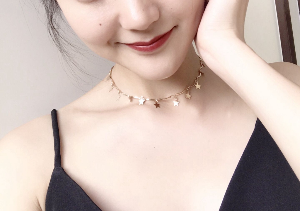 10pc/set Chain Choker Necklace for Women Grils Lucky Star Pendant Necklace