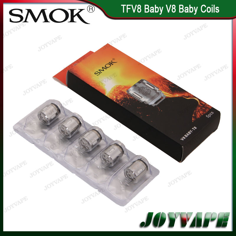 Authentic SMOK TFV8 Baby / Big Baby Coils Heads V8 Baby Coils V8 Baby-Q2 M2 X4 V8 Baby-T6 T8 Cores 100% Original
Authentic SMOK TFV8 Baby / Big Baby Coils Heads V8 Baby Coils V8 Baby-Q2 M2 X4 V8 Baby-T6 T8 Cores 100% Original