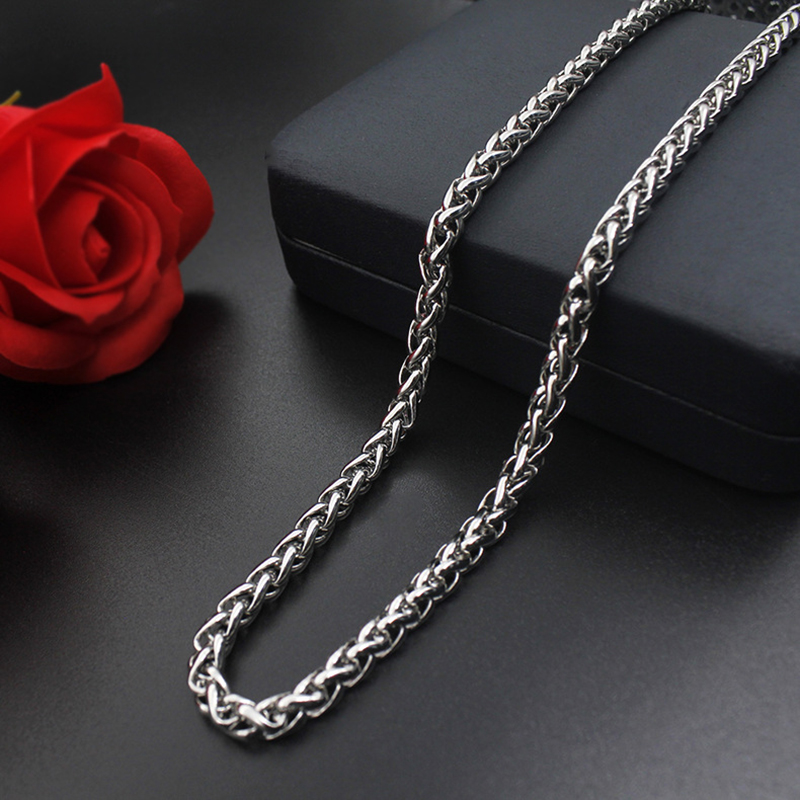 High Quality 316L Stainless Steel Chains Necklace Titanium Steel Jewelry Jewelry Accessories Mens Women Thick Necklace