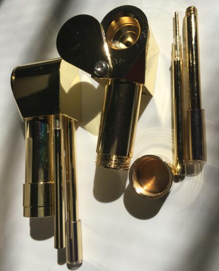 Brass Proto Pipe Vaporizer 3.15 Inch Portable Metal Smoking Pipes Golden Color Ultimate Tool Tobacco Cigarette Pipe Oil Dry Herb Hidden Bowl
Brass Proto Pipe Vaporizer 3.15 Inch Portable Metal Smoking Pipes Golden Color Ultimate Tool Tobacco Cigarette Pipe Oil Dry Herb Hidden Bowl