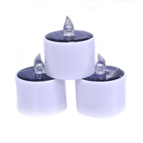 Solar LED Candle Electric LED Candle Light Solar Power Energy Christmas Decoration Holloween Home Decor Eco-friendly