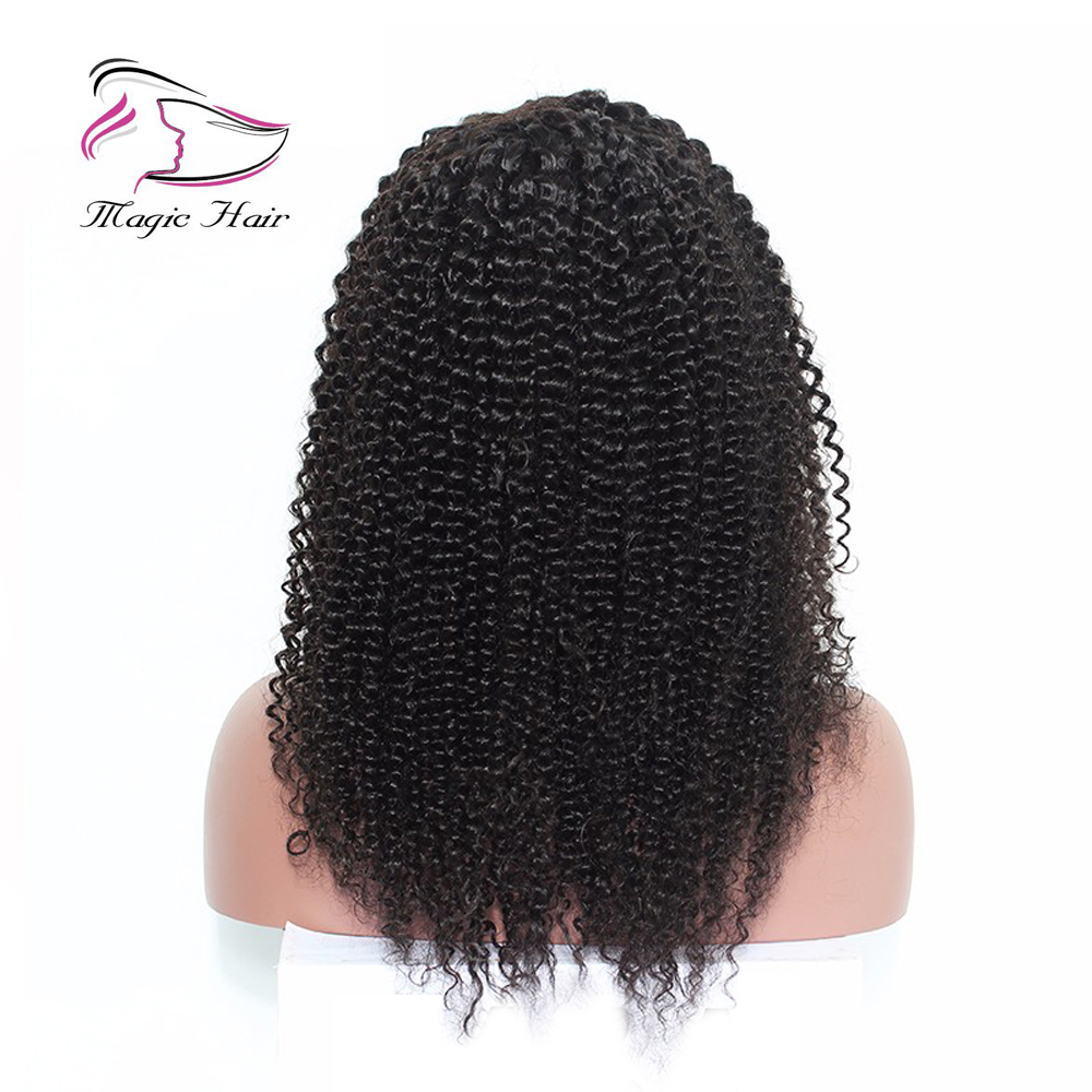 360 Full Lace Human Hair Wigs For Black Women Kinky Curly Brazilian Malaysian Peruvian Hair 130% Density Pre Plucked