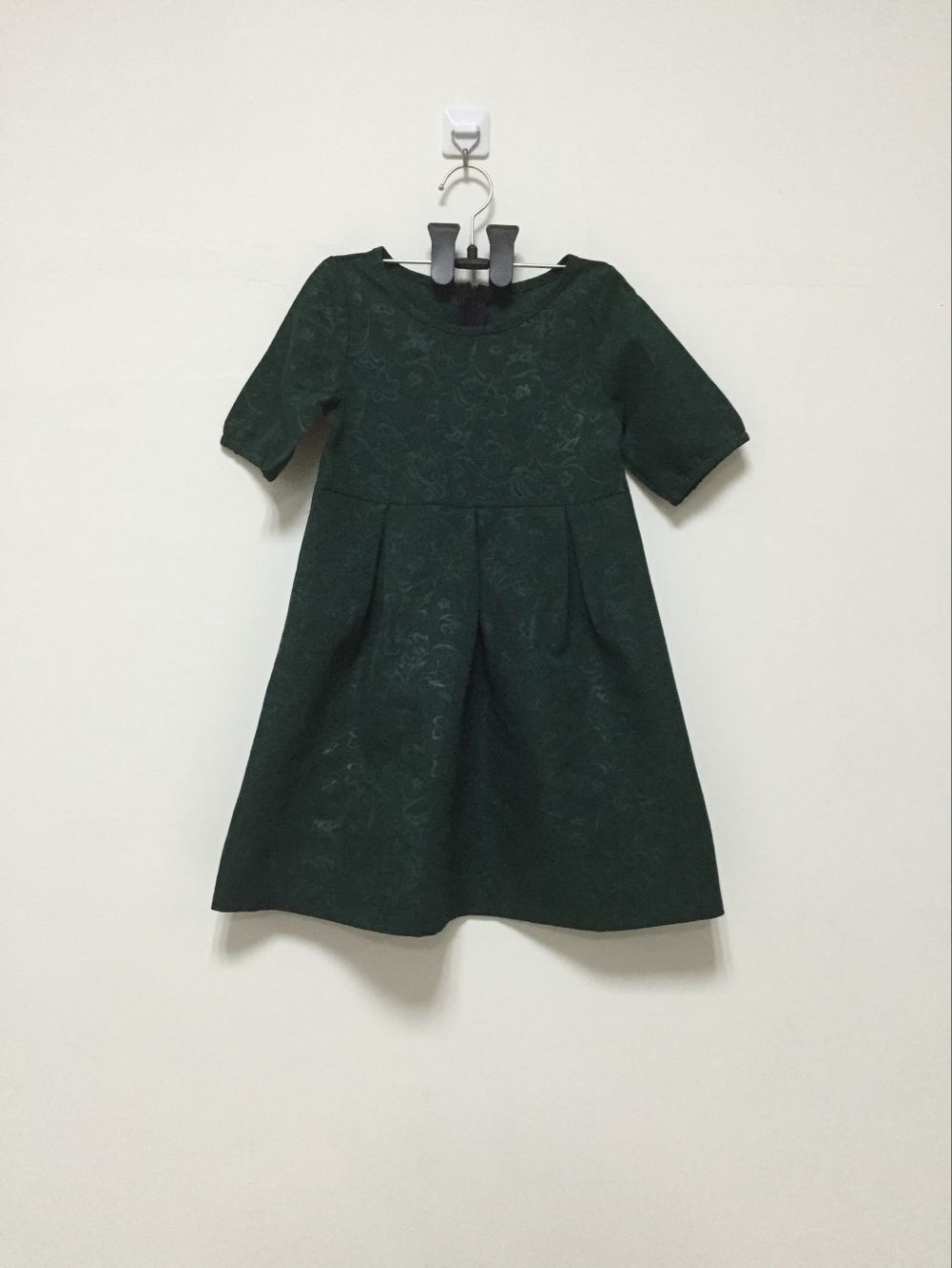 Mommy And Me Dress Family Matching Clothes Mother And Daughter Dresses Family Look Kids Parent Children Dark Green Floral Dresses Outfits