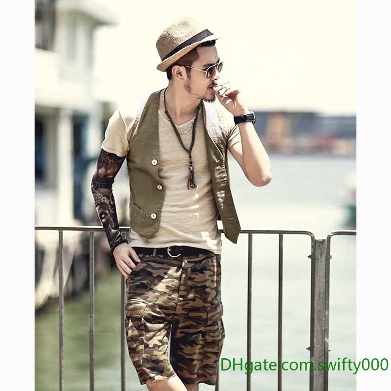 Spring Summer Linen Suit Vest Men Casual Slimming Vest Office Formal Dress Wedding Waistcoat Male Clothing White Blue Black Plus Size