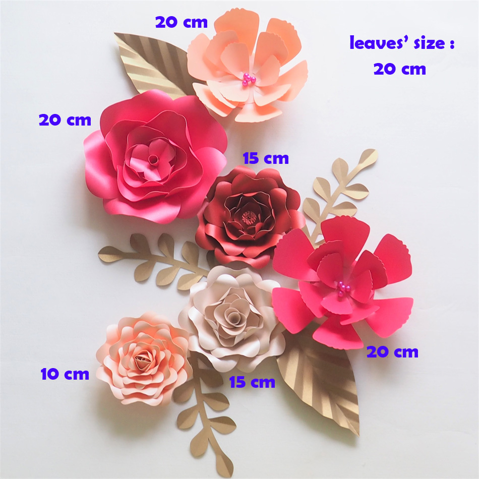 Craft supplies Artificial Flowers Paper Flower 6PCS+Leaves 5PCS Wall For Wedding Party Decorations Home Deco Fake Flowers Video DIY, Mix color
Craft supplies Artificial Flowers Paper Flower 6PCS+Leaves 5PCS Wall For Wedding Party Decorations Home Deco Fake Flowers Video DIY, Mix color