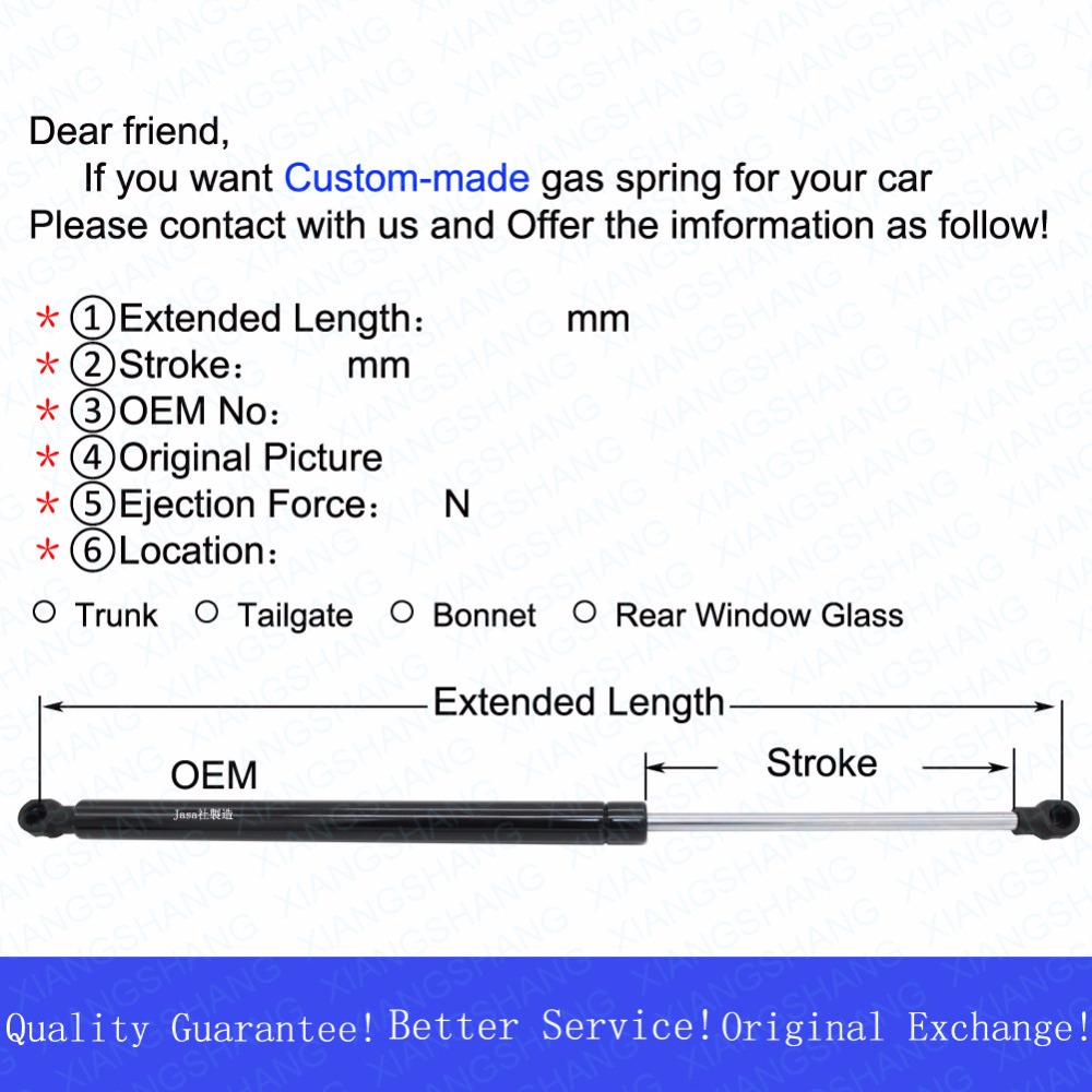 for MINI COUNTRYMAN R60 Hatchback 201006 UP 495MM 2pcs Auto Rear Tailgate Boot Gas Spring Struts Prop Lift Support Damper