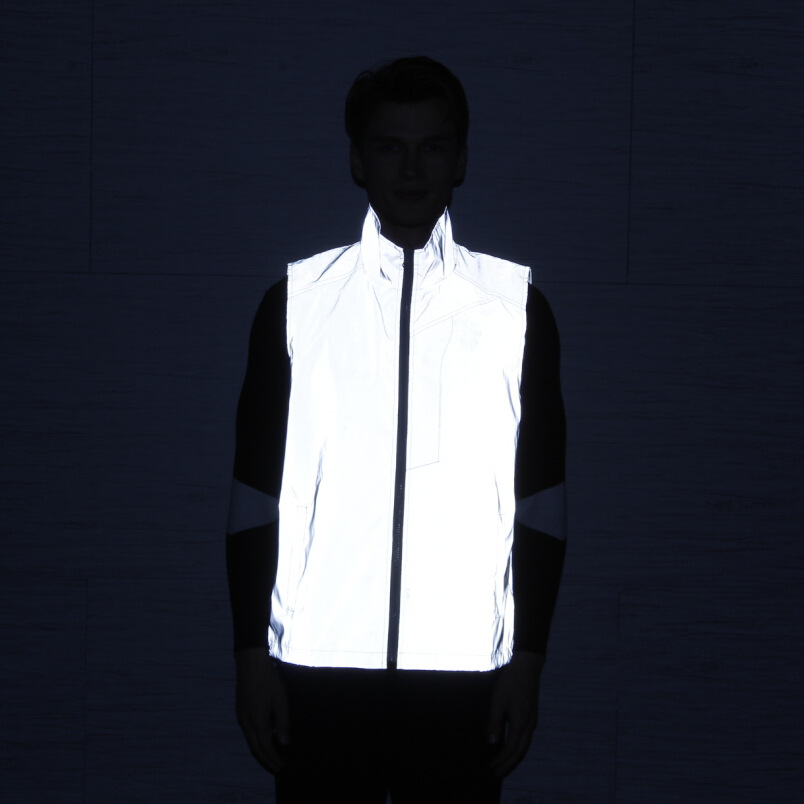 Outdoor night running men reflective vest sleeveless hip hop jakcets couple clothes mens fashion reflect light vest plus size, Gray
Outdoor night running men reflective vest sleeveless hip hop jakcets couple clothes mens fashion reflect light vest plus size, Gray